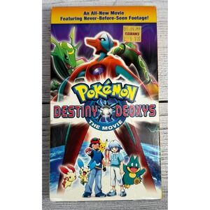 Pokémon - Destiny Deoxys, The Movie VHS Tape